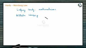 Origin And Evolution Of Life - Hardy-Weinberg Law (Session 12)