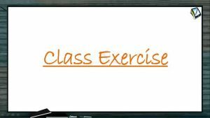 P Block Elements - Class Exercise (Session 2)