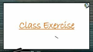 P Block Elements - Class Exercise (Session 5)