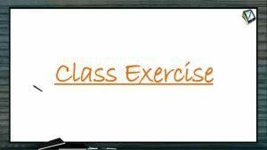 P Block Elements - Class Exercise (Session 8)