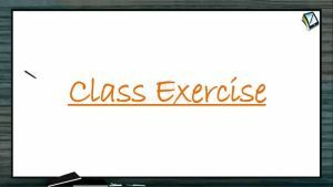 P Block Elements - Class Exercise (Session 9)
