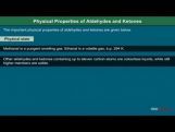 Class 12 Chemistry - Physical Properties Of Aldehydes And Ketones Video by MBD Publishers Class 12 Chemistry - Physical Properties Of Aldehydes And Ketones Video by MBD Publishers