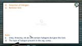 Practical Chemistry - Detection Of Halogen (Session 1) Practical Chemistry - Detection Of Halogen (Session 1)