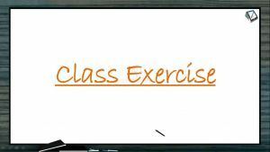 Principles of Inheritance And Variation - Class Exercise (Session 9)