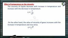 Properties of Matters - Effect Of Temperature On The Viscosity (Session 5 & 6)