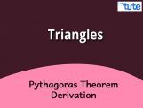 Class 10 Mathematics - Pythagoras Theorem Derivation Video by Lets Tute Class 10 Mathematics - Pythagoras Theorem Derivation Video by Lets Tute