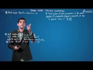 Quadratic Equations And Inequalities - Solved Examples-II Video By Plancess