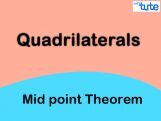 Class IX Maths - Quadrilaterals - Mid Point Theorem Video By Lets Tute Class IX Maths - Quadrilaterals - Mid Point Theorem Video By Lets Tute
