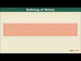 Class 12 Chemistry - Refining Of Metals Video by MBD Publishers Class 12 Chemistry - Refining Of Metals Video by MBD Publishers