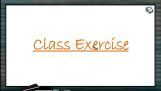 Reproduction In Organisms - Class Exercise (Session 3) Reproduction In Organisms - Class Exercise (Session 3)
