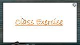 Reproduction In Organisms - Class Exercise (Session 6) Reproduction In Organisms - Class Exercise (Session 6)