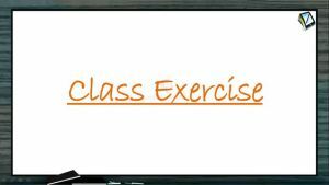 S Block Elements - Class Exercise (Session 1)