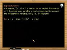 Sets, Relations And Functions - Explicit Function (Session 1)
