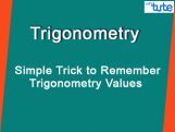Class 10 Mathematics - Simple Trick To Remember Trigonometry Values Video by Lets Tute Class 10 Mathematics - Simple Trick To Remember Trigonometry Values Video by Lets Tute