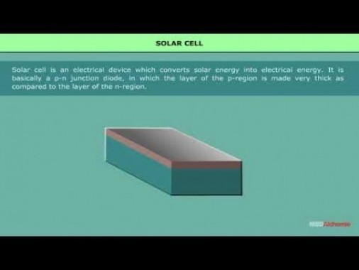Class 12 Physics - Solar Cell Video by MBD Publishers