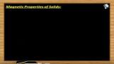 Solid States - Magnetic Properties (Session 7) Solid States - Magnetic Properties (Session 7)