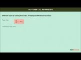 Class 12 Maths - Solution Of Differential Equations Video by MBD Publishers Class 12 Maths - Solution Of Differential Equations Video by MBD Publishers