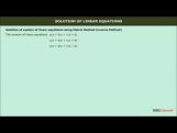 Class 12 Maths - Solution Of Linear Equation Using Matrix Video by MBD Publishers Class 12 Maths - Solution Of Linear Equation Using Matrix Video by MBD Publishers