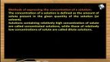 Solutions And Colligative Properties - Methods Of Expressing The Concentration Of A Solution (Session 1) Solutions And Colligative Properties - Methods Of Expressing The Concentration Of A Solution (Session 1)