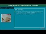 Class 11 Chemistry - Some Important Compounds Of Calcium Video by MBD Publishers Class 11 Chemistry - Some Important Compounds Of Calcium Video by MBD Publishers