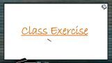 Structural Organisation in Animals - Class Exercise (Session 4) Structural Organisation in Animals - Class Exercise (Session 4)
