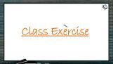 Structural Organisation in Animals - Class Exercise (Session 5) Structural Organisation in Animals - Class Exercise (Session 5)