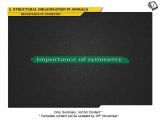 Structural Organisation in Animals - Symmetry (Session 1) Structural Organisation in Animals - Symmetry (Session 1)