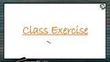 Surface Chemistry - Class Exercise (Session 2) Surface Chemistry - Class Exercise (Session 2)