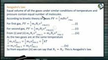 Thermodynamics - Avogadro Law (Session 11)