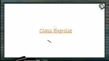 Thermodynamics - Class Exercise (Session 15)