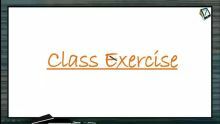 Thermodynamics - Class Exercise (Session 22)