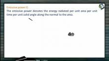Thermodynamics - Emissive Power (Session 20 & 21)