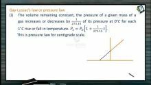 Thermodynamics - Gay-Lussac's Law Or Pressure Law (Session 11)