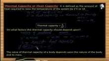 Thermodynamics - Specific Heat Capacity (Session 7)