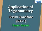 Class 10 Mathematics - Trigonometry Board Questions 2015 Part 1 Video by Lets Tute Class 10 Mathematics - Trigonometry Board Questions 2015 Part 1 Video by Lets Tute