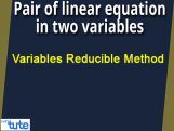 Pair Of Linear Equations In Two Variables - Variables Reducible Method Video By Lets Tute Pair Of Linear Equations In Two Variables - Variables Reducible Method Video By Lets Tute