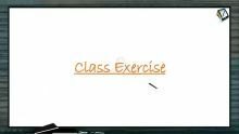 Wave Motion - Class Exercise (Session 7)