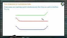 Wave Motion - Principle Of Superposition (Session 5)