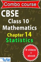 Combo : CBSE Class X Chapter 14 - Statistics ( 9 Videos + Complementary Smartbook As A Helping Guide ) by Let's Tute Combo : CBSE Class X Chapter 14 - Statistics ( 9 Videos + Complementary Smartbook As A Helping Guide ) by Let's Tute