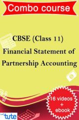 Combo : Financial Statements Of Partnership For Class XI CBSE HSC By Let's Tute Combo : Financial Statements Of Partnership For Class XI CBSE HSC By Let's Tute