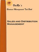 Sales and Distribution Management  Sales and Distribution Management