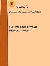 Sales and Retail Management Sales and Retail Management