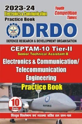 DRDO CEPTAM-10 Tier-II Electronics & Communication Engineering Practice Book 2023-24