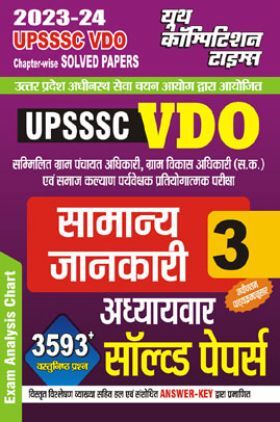 UPSSSC/VDO Vol.-3 सामान्य जानकारी अध्यायवार साल्व्ड पेपर्स 2023-24