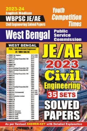 WB PSC JE/AE Civil Engineering Practice Book Solved Papers 2023-24