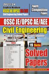 OSSC JE/OPSC AE/AEE Civil Engineering Solved Papers 2023-24 OSSC JE/OPSC AE/AEE Civil Engineering Solved Papers 2023-24