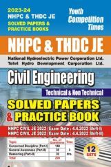 NHPC & THDC JE Civil Engineering Solved Papers & Practice Book 2023-24 NHPC & THDC JE Civil Engineering Solved Papers & Practice Book 2023-24