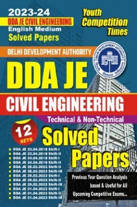 DDA JE Civil Engineering Technical & Non-Technical Solved Papers 2023-24