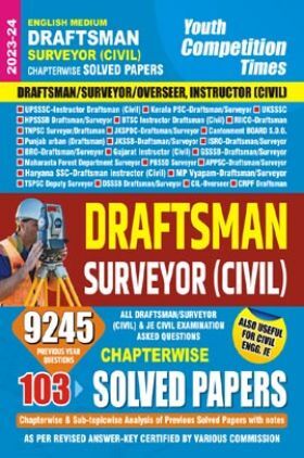 Draftsman Surveyor (Civil) Chapterwise Solved Papers 2023-24